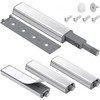 LALOCAPEYO 4 Pack Magnetic Push Latches for Cabinets Push to