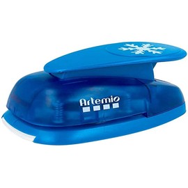 Artemio 5 cm Giant Snowflake Lever Punch, Blue