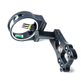 Compound Bow Archery Essential Archer Upgrade Combo Sight Kits Shooting Hunting Set Including 5-pin Bow Sight, Arrow Rest, Stabilizer, Braided Bow Sling, Peep Sight,D-Loop (5 pin Sight+6pcs Set)