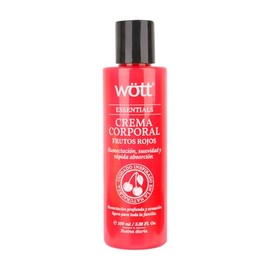 Crema Corporal Hidratante Wött Frutos Rojos 100ml
