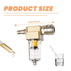 Compressed Air Maintenance Unit Pressure Regulator, Water Separator, Compressed Air 1/4 Inch, Water Separator with Quick Coupling, Compressor Filter, German Quick Couplings