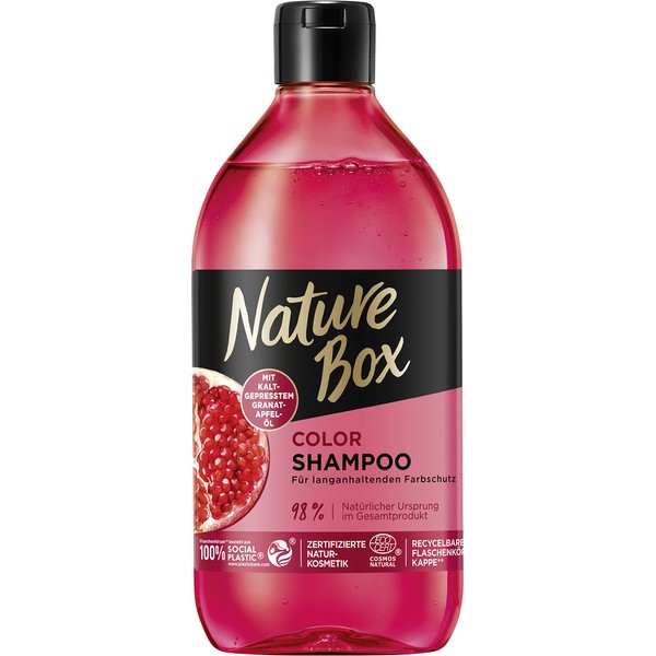 Nature Box Pomegranate Oil Colour Shampoo, 385ml