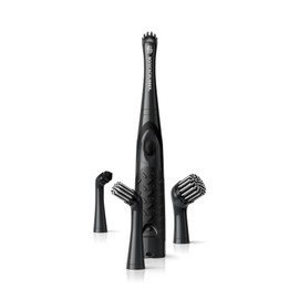 SonicScrubber Boot Brush Cleaning Kit - High Performance Motor - Waterproof - Lightweight - Includes 4 Brush Heads - Ideal for Outdoor Shoes - Black and Blue