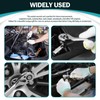 Cimeton 46Pcs 1/4 Inch Drive Socket Ratchet Wrench Set Includes