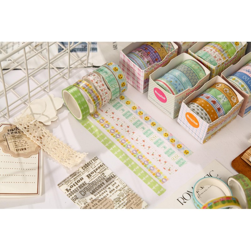Songdao Washi Tape Thin Width 60 Rolls Set | Various