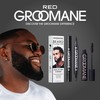 Red by Kiss GROOMANE Beard Filling Pen Comb, Dual Tip