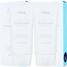 Franz Naked Sunshield Peptide Sunscreen 50ml x2 / 프란츠 네이키드 선쉴드 펩타이드 선크림 50ml x2개