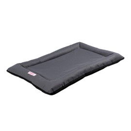 THE LICKER STORE DBD3004C-L Archie 39" x 23" Traditional Oxford Waterproof Indoor/Outdoor Hand-Washable Memory Foam Camping Pet Bed, Charcoal