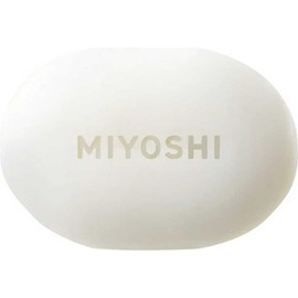 Miyoshi Soap, Living Soap, Bath Soap, White, 4.8 oz (135 g) x 3 Packs, Set of 5 + Kunutonn Original Logo e-Bonus