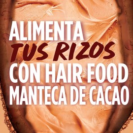 Garnier Fructis Hair Food Cacao Crema Peinar Pelo Rizado, 300 ml                                                                                      