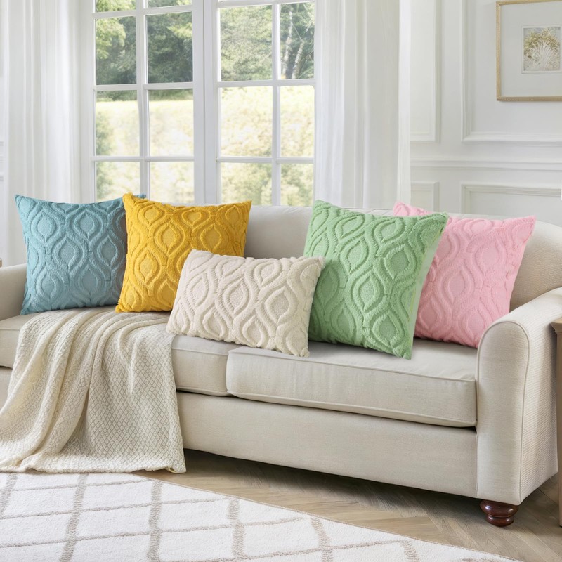 decorUhome Set of 2 FurCushion Covers 30 x 50 cm