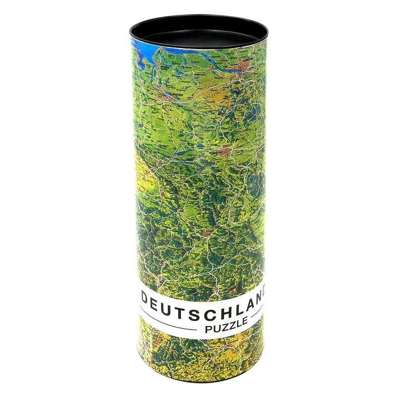 Extragoods Germany Map in 3D, Puzzle with 1000 Pieces, Germany