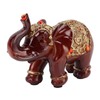 Elephant Statue Durable Resin Cute Elegant Attract Wealth Round Corner