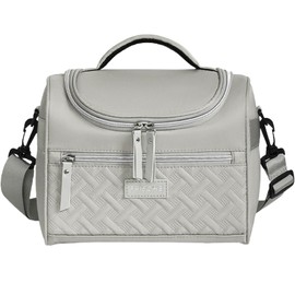 FAVORTALK Cool Bag Wide Open Lunch Bag for Men Women Insulated Lunch Box Holder with Handle for Picnics Work School Large Capacity Cooler Bags with Adjustable Strap - WCB42106