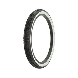 Alta Bicycle Tire Duro 24 x 2.125 Bike Tire Diamond Drizzle Style (Black/White Wall)