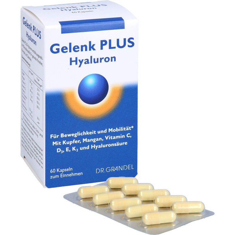GRANDEL Gelenk PLUS Hyaluron Kapseln 60 St