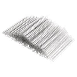 uxcell 58mm 3.6mm OD Fiber Optic Fusion Splice Tube Protector Sleeves, Clear Heat Shrinkable Tubing 200pcs