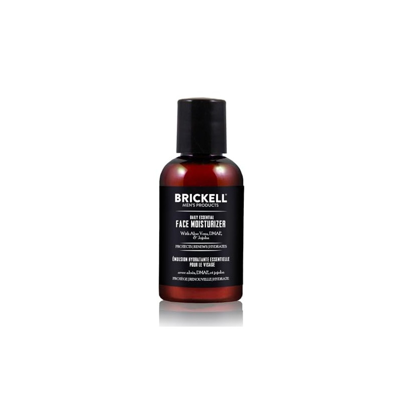 Brickell Men's Products Daily Essential Face Moisturizer, 2 Ounce