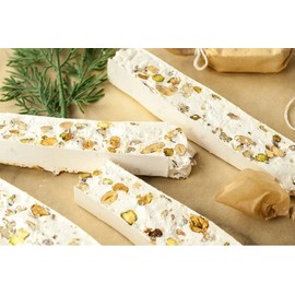 Andy Anand Mixed Nut Soft Brittle, Nougat, Turron Made With Wildflower Honey, Taste In Every Bite, Made in Europe, Slowly Savor For An Amazing Experience With A Luxuriously Creamy Feel, Gluten Free 7 Oz