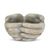 Abbott Collection 27 Planter, 3 inches H, Cupping Hands