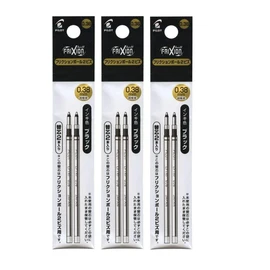 Pilot LFTRF40UF-2B FriXion Ball 2 Refill, Black Refill, Set of 3