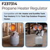 F237314 Propane Heater Regulator Compatible with Mr. Heater Tank Top