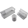 Idena 354018 3-Piece Office Set Silver