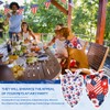 Vivifying 4th of July Dog Bandana, 2 Pack Patriotic Dog