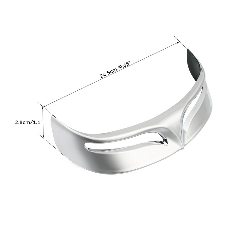 XFMT Rear Fender Accent Leading Edge Tip Trim Fit For