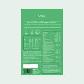 Clubwell Green⁵ Super Greens Powder | 100% Daily Vitamins ABCDEK + 5g Prebiotic Fiber | Lions Mane & Ashwagandha | Vegan Superfood Supplement for Energy, Immunity, Digestion | 30 Servings