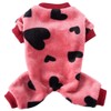XIAOYU Winter Warm Dog Pajamas Dog Jumpsuit 4 Legs Pet