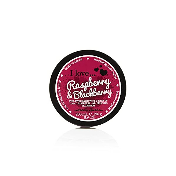I Love Raspberry & Blackberry Body Butter, Made With 87%