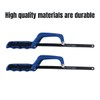 AIMALL 2PCS Aluminum Alloy Hand Saw - Woodworking Hacksaw Frame,