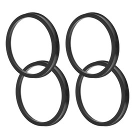 TUCKBOLD Car Wheel Hub Centric Rings Durable Wheels Center Shaft Shock Absorbing Hubrings Black 4 Pcs OD 106.1mm to ID 93.1 mm Polycarbonate