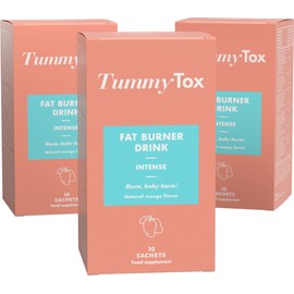 F-Burner Drink - L-Carnitine, Guarana and Green Mate Leaf Extract - Mango Flavoured Drink - 30 Bags for 30 Days - TummyTox