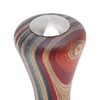 Colorful Wood Coffee Flat Tamper Stainless Steel Base Powder Hammer