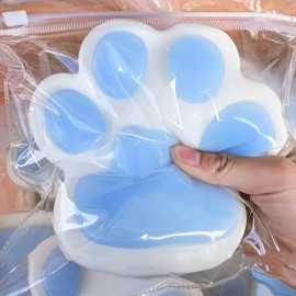 Axingqiwu Taba Squishy Paw XXL, Cat Paw Squishy Anti-Stress, 15 cm Fufu Squishy Cat Paws for Adults and Children