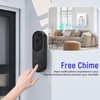 guggre 1080p Wireless Video Doorbell + Indoor Ring Chime, Enhanced