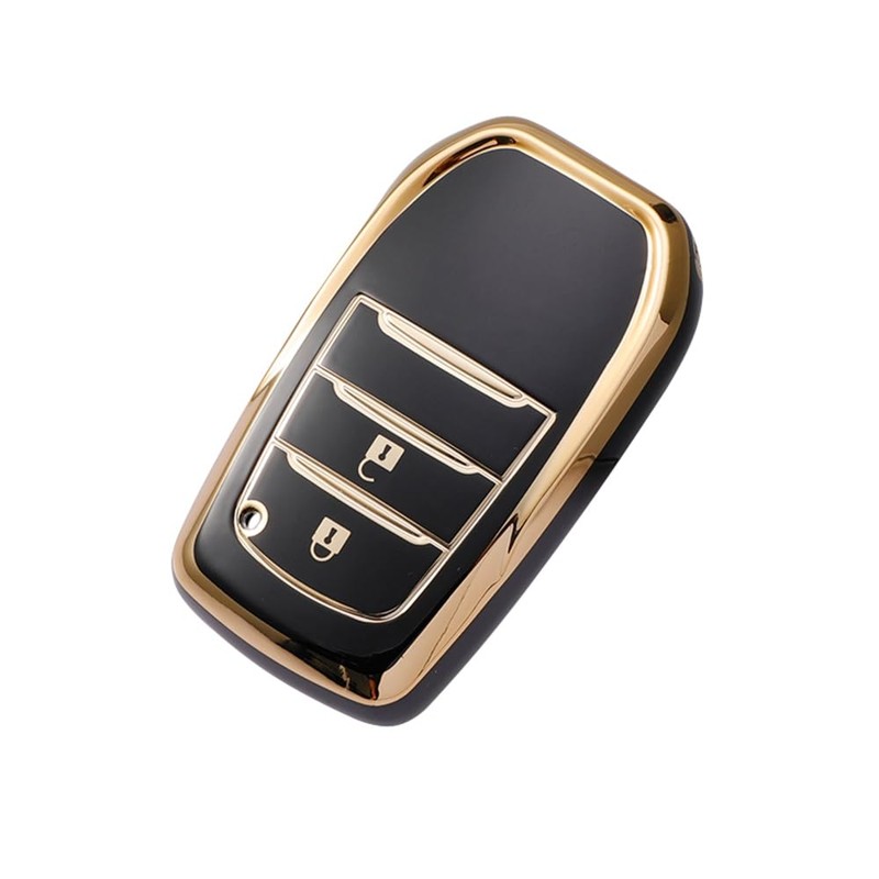 Kinotaka Toyota Specific TPU 2 Button Smart Key Case for