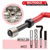 BILITOOLS M14x1.25 Thread Repair Kit, HSS Drill Helicoil Repair Kit