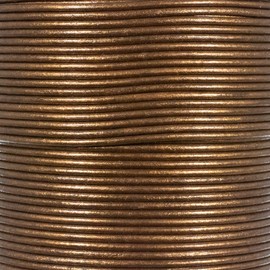 Round Leather Cord | 1.5MM | 30 FT (10 Yards) | Kansa