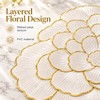 Flower-Shaped Placemats for Dining Tables – 6 Piece Decorative Floral