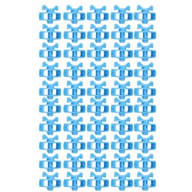 50Pcs Electric Fence Insulators ABS Electric Fence Tightener in Line Tensioner for Farm Safety Blue
