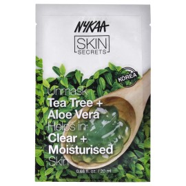Nykaa Naturals Skin Secrets Bubble Sheet Mask - Tea Tree and Aloe Vera - 0.67 oz