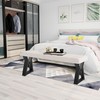 Rioychan 16 '' Metal Bench Legs, Desk and Coffee Table