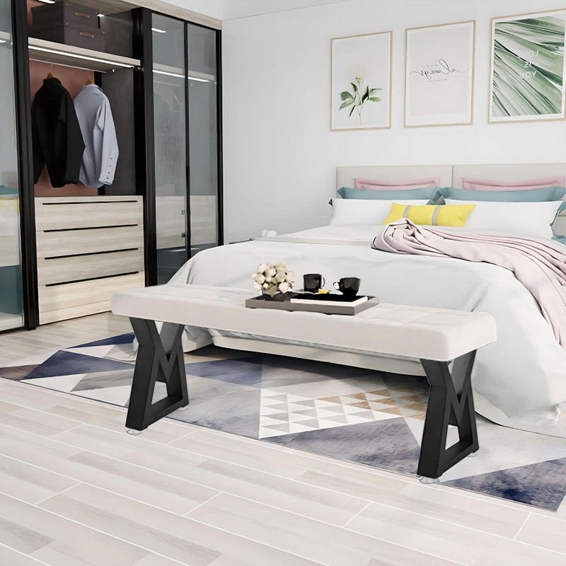 Rioychan 16 '' Metal Bench Legs, Desk and Coffee Table