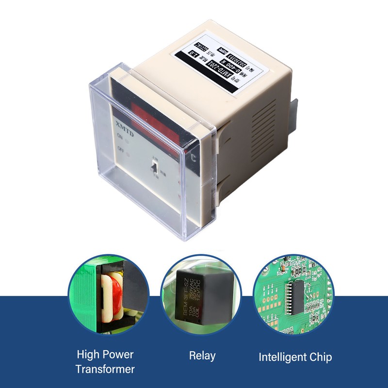 Intelligent Digital Temperature Controller Multifunctional Accurate Digital Display Thermostat Control
