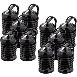 10 Pack Arrays for Ionic Foot Bath Detox Machine Replacement Arrays for Ionic Foot Bath Cleanse Machines System Stainless Steel Round(6.35mm Adapter)