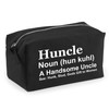 Mens Huncle Definition Wash Bag - Funny Uncle Birthday Gift