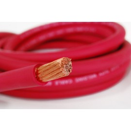TEMCo INDUSTRIAL WC0203-100' (50' Blk, 50' Red) 6 Gauge AWG Welding Lead & Car Battery Cable Copper Wire Black + RED | Made in USA